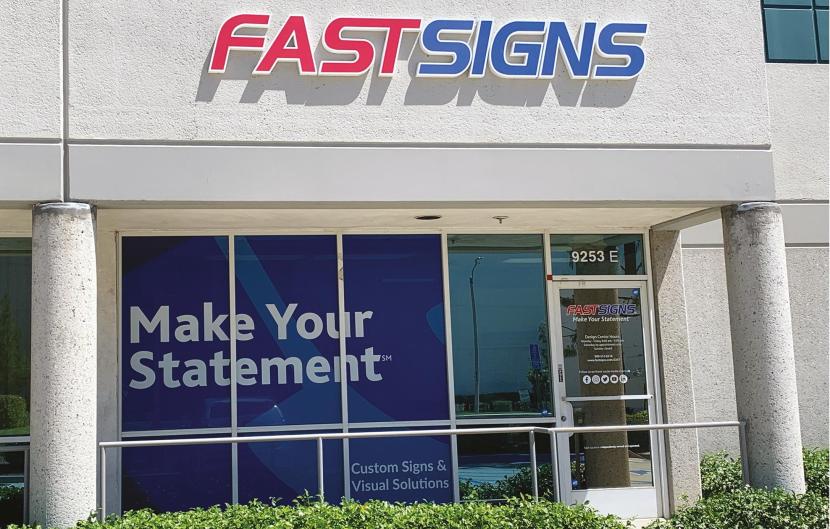 FASTSIGNS’ awardwinning sign of success Global Franchise