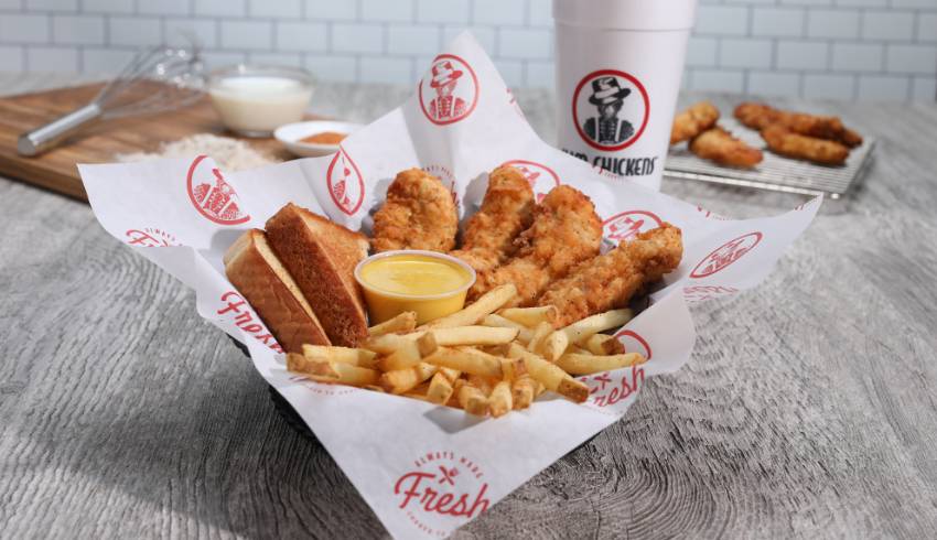 Slim Chickens breaded chicken dish
